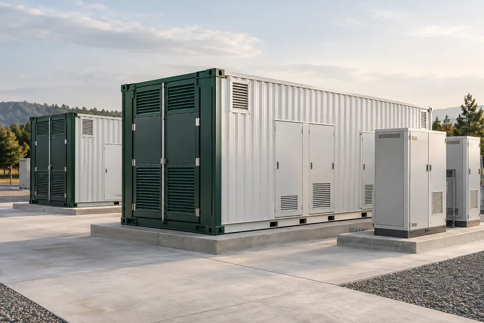 Conceptual rendering: Battery energy storage